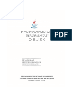 Modul Pemrograman Berorientasi Objek Versi - 4 - 5 PDF