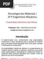 03 - TM1 - Propriedades Mecânicas Dos Metais