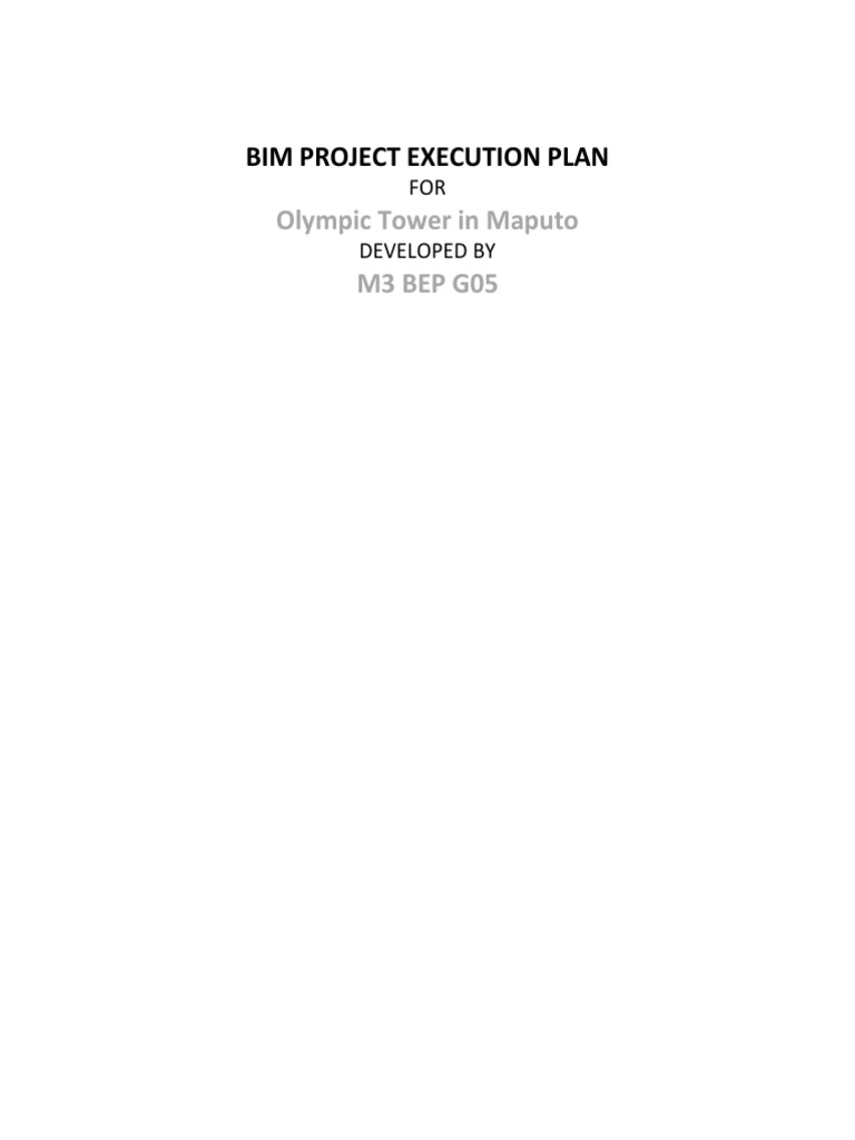 BIM Execution Plan for Olympic Tower | PDF | Building Information ...