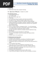 Senate Minutes - Meeting 3