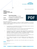 Carta Penalidad 01 - Resp CH-119-2019