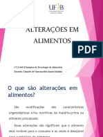 Aula 05_Alterações Em Alimentos