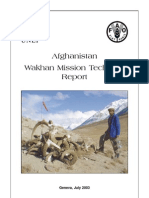 Wakhan Mission Technical Report