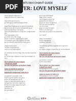 Bts Lovemyself Lyrics Fanchant