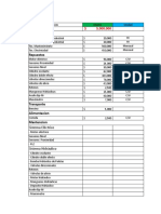 Flujo Caja Plan de mantenimiento compactadora