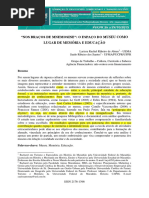 ABREU, L. R. O Espaço Do Museu Como Lugar de Memória e Educação.