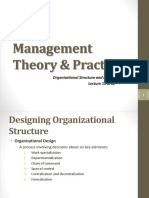 Lecture 6 Organizational Structure and Design 1