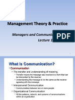 Lecture 7 Managers & Communication