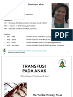 Dr. Yunike, Sp.a Transfusi Rasional Pada Bayi Dan Anak - PAW