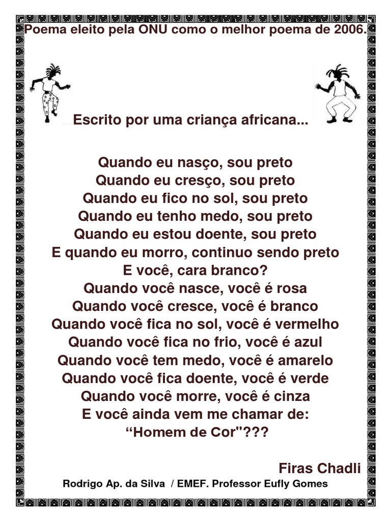 Poema Africanidades | PDF