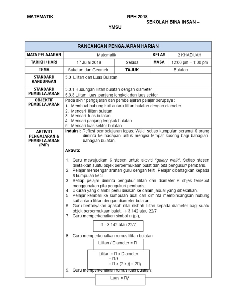 RPH 2 | PDF
