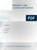 Eternalblue - SMB Exploting Using Msfconsole