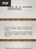 Teoría de La Auditoría Administrativa 2