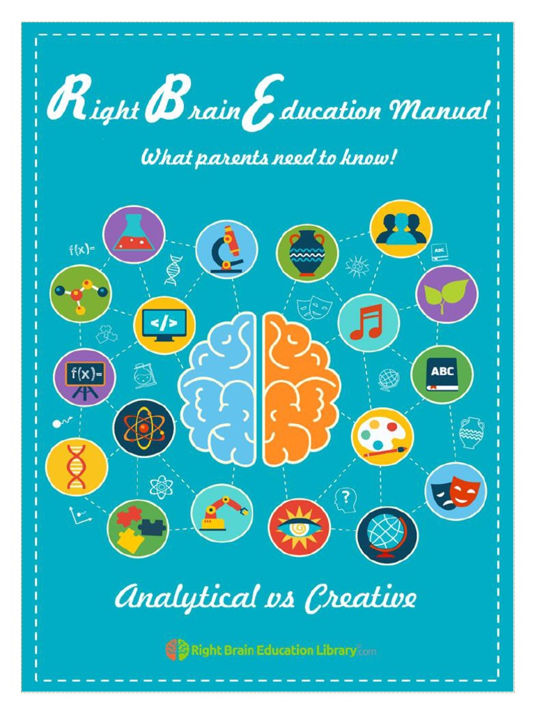 Right Brain Education Manual | PDF | Memory | Speed Reading