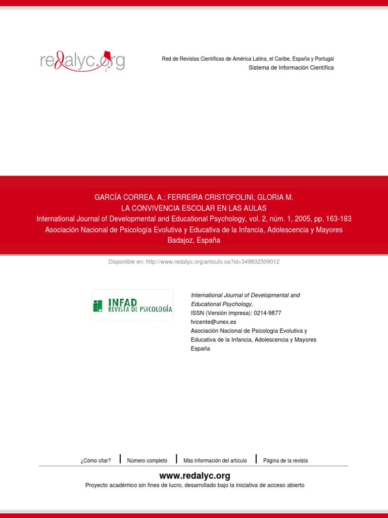 La Convivencia Escolar En Las Aulas Pdf Salón De Clases Las Emociones