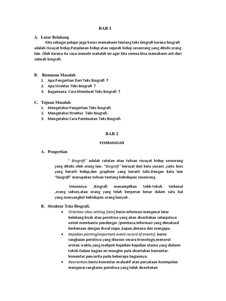 Makalah Indonesai Kls1