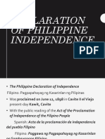 Declaration of Philippine Independence