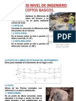 Conceptos Nivelación y Replanteo