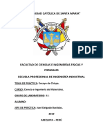 Ensayo de Chispa: Identificación de Materiales