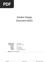 System Design Document - Sample | PDF | Databases | Computer File
