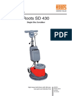 Roots SD 430: Single Disc Scrubber