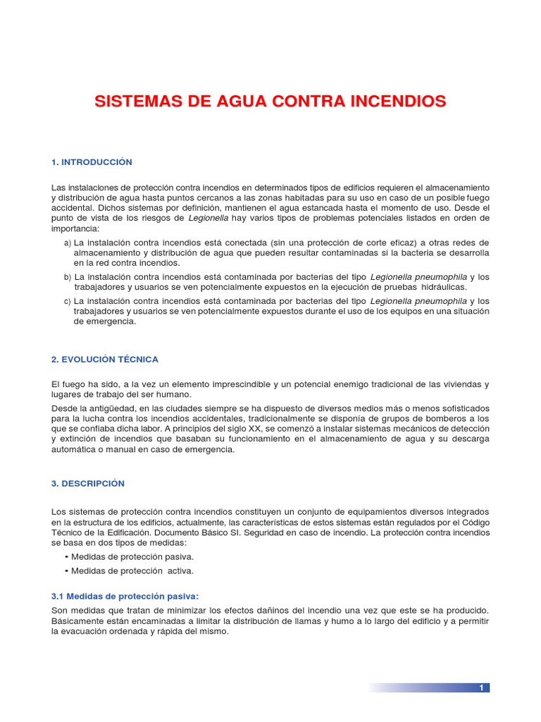 Sistema de Agua Contra Incendios | PDF | Agua | Corrosión