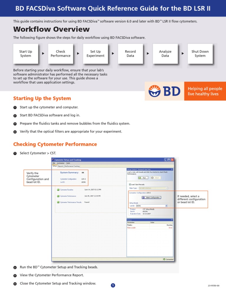 Bd facsdiva v6 software overview