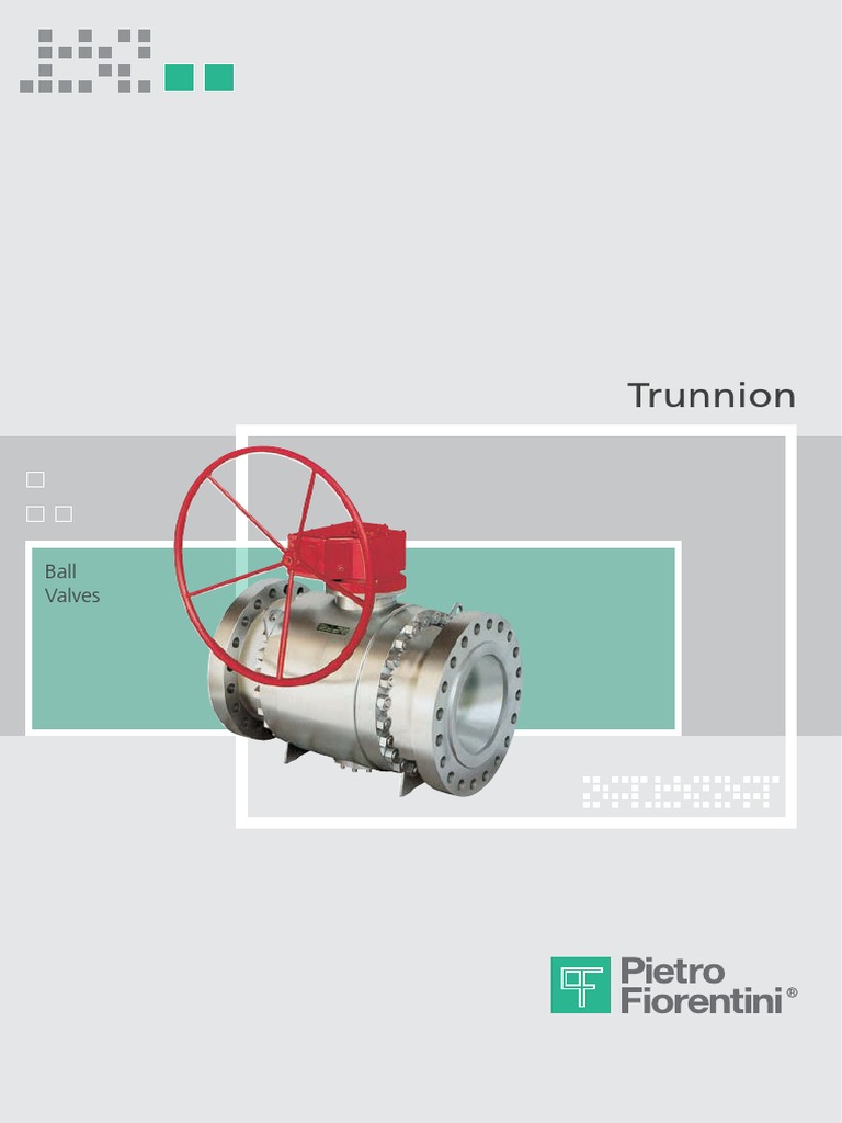 Trunnion Ball Valve PDF Mechanical Engineering Gas Technologies