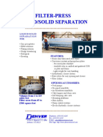 Filter-Press Liquid/Solid Separation: Features