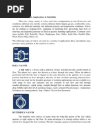 Different Valve Types, Applications & Suitability