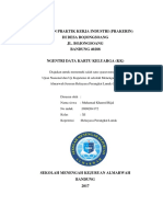 Laporan Praktik Kerja Industri