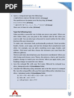 WordPad Practical Assignment Guide | PDF | Computing | Software