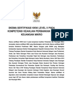 KKNI II Perbankan Dan Keuangan Mikro