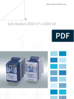 WEG Soft Starter SSW 07 e SSW 08 Catalogo Portugues BR