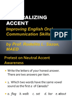 Neutralizing - Accent For Filipinos