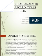 Financial Analysis of Apollo Tyres LTD
