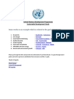 UNDP Sustainable Development Goals