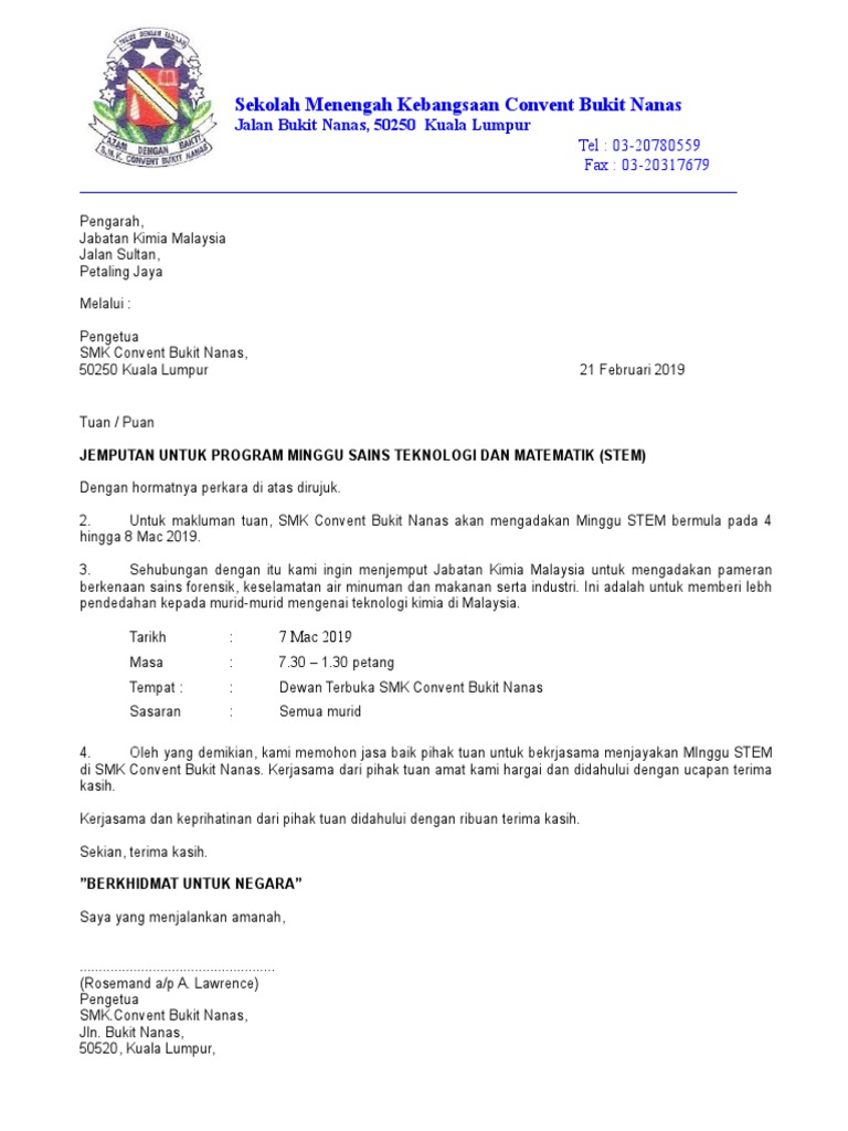 Surat Jemputan Jabatan Kimia  PDF