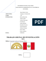 Informe Lenguaje