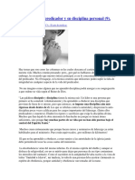 El Predicador y Su Disciplina Personal