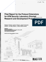 Final: Report For The Protocol Extensions For Security Laboratory Directed., - ,,ZT,, Research and Development Project