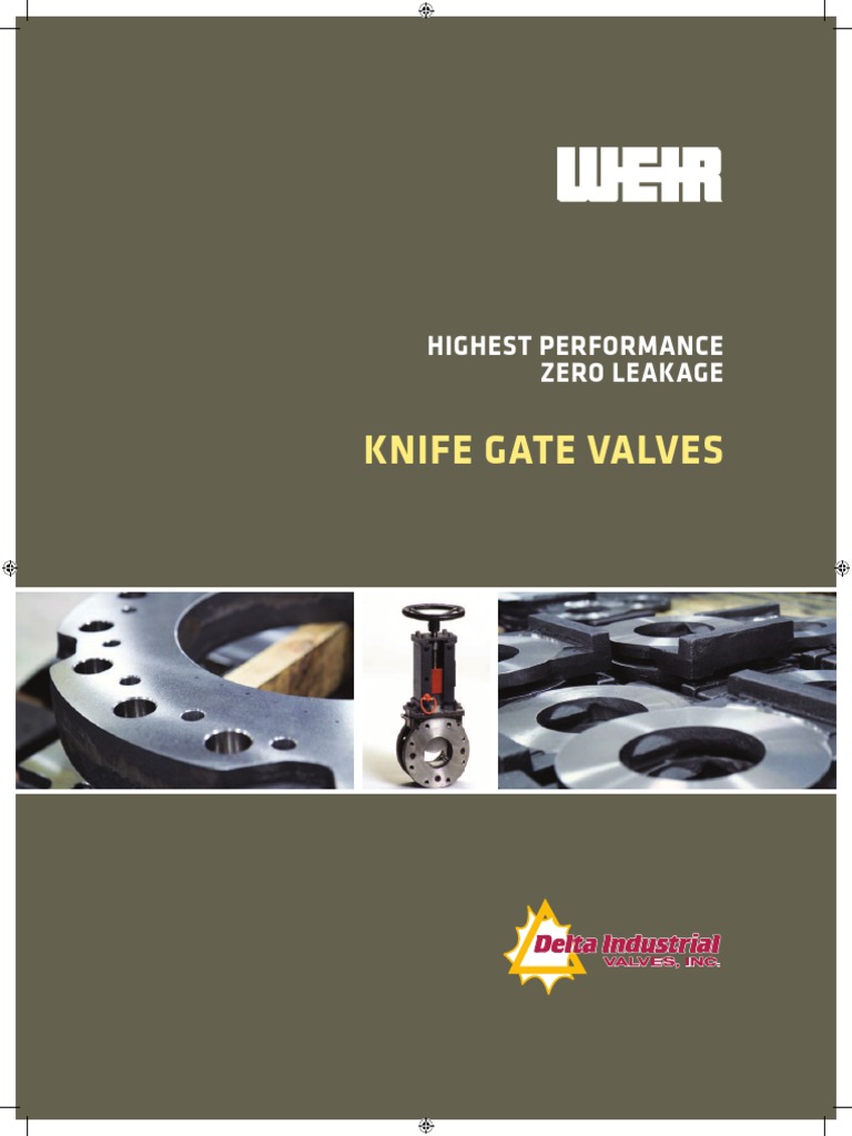 Delta Industrial Knife Gate Valves PDF Valve Pulp (Paper)