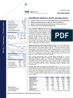 Wijaya Karya: Healthiest Balance Sheet Among Peers