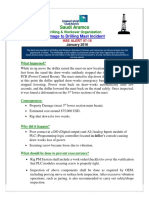 HSE Alert 07-16 Damage To Drilling Mast Incident