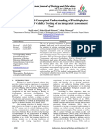 Metacognitive and Conceptual Understanding of Pteridophytes: Development and Validity Testing of An Integrated Assessment Tool