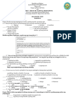 Diagnostic Test Filipino 1st Grading