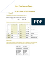 Present Perfect Continuous Tense