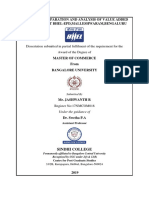 A Study On Preparation and Analysis of Value Added Statements at Bhel-Epd, Malleshwaram, Bengaluru