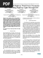 Monitoring of Highway Wind Power Parameter