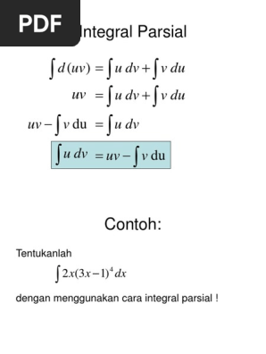 Integral Parsial